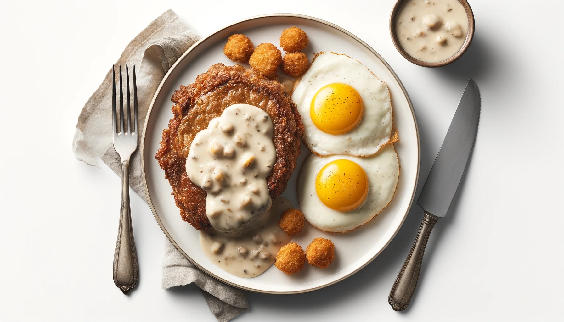 Country-Fried Steak and Eggs