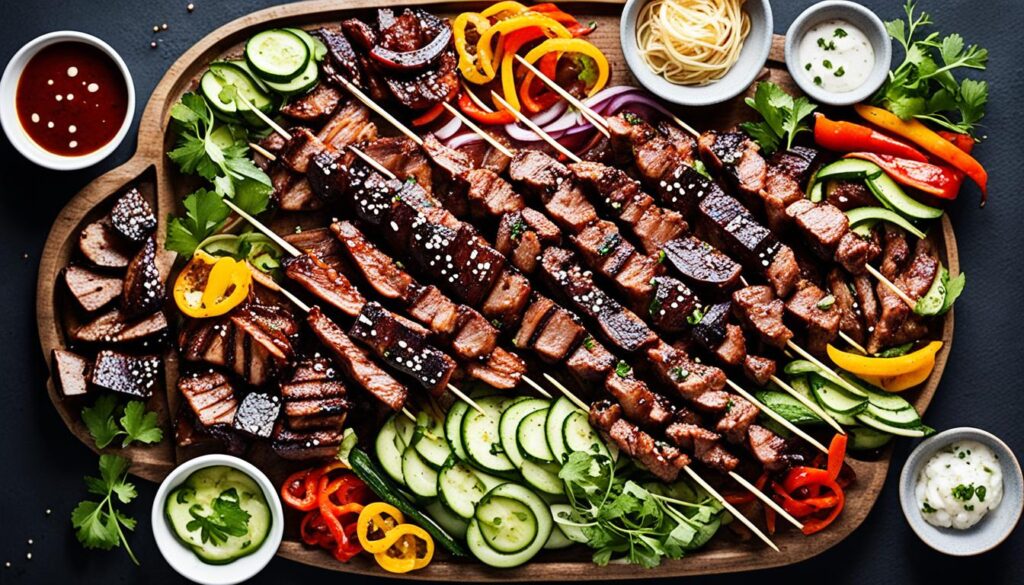 Delectable Keto Korean BBQ spread