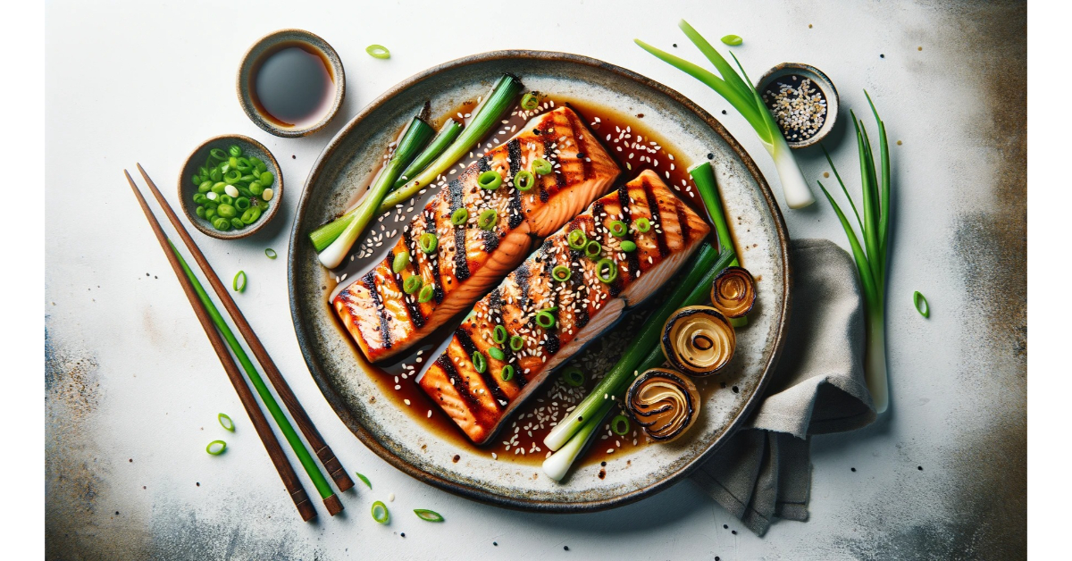 Grilled Teriyaki Salmon