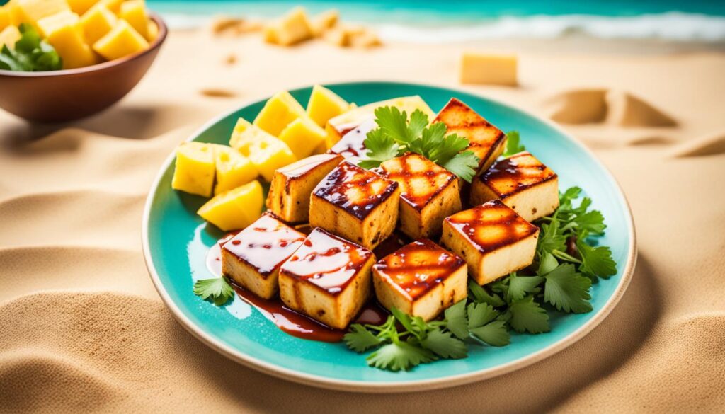 Hawaiian BBQ Tofu Recipe