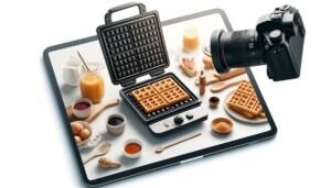 Preheat waffle iron