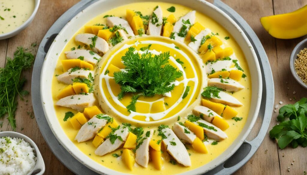 Coconut Milk Chicken and Mango Curry