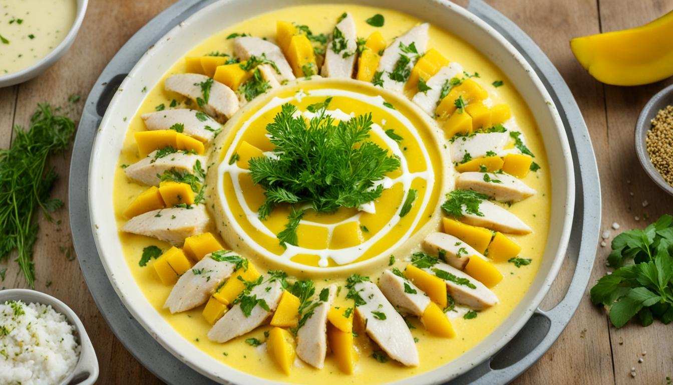 Coconut Milk Chicken and Mango Curry