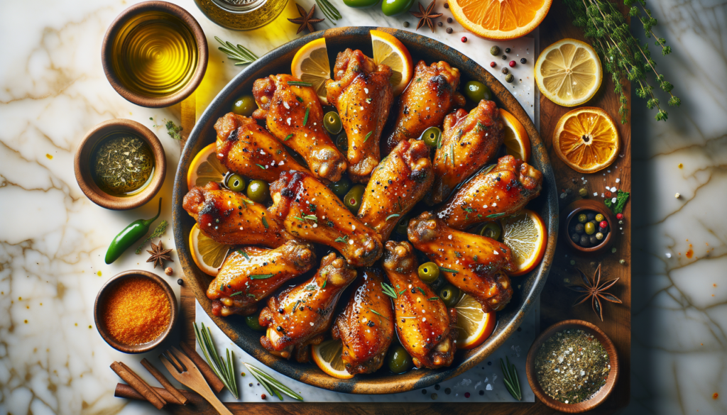 Mediterranean Citrus Chicken Wings