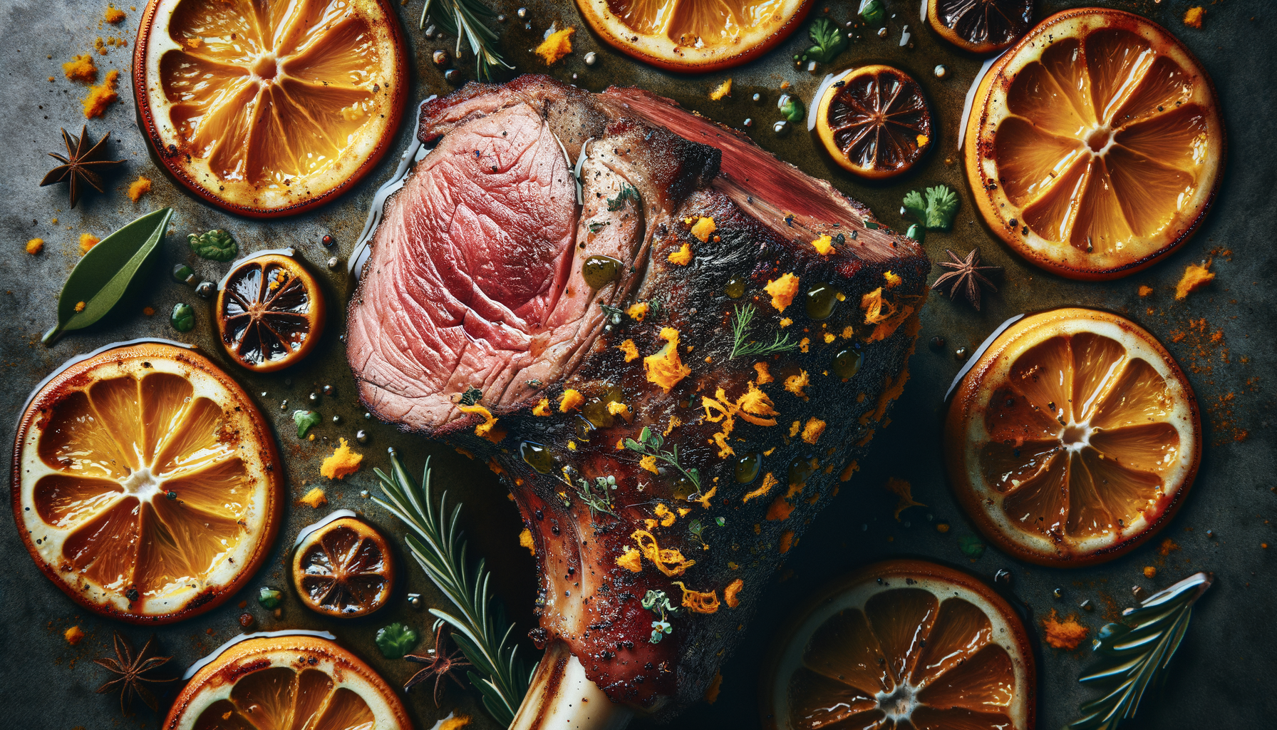 Mediterranean Citrusy Leg Lamb