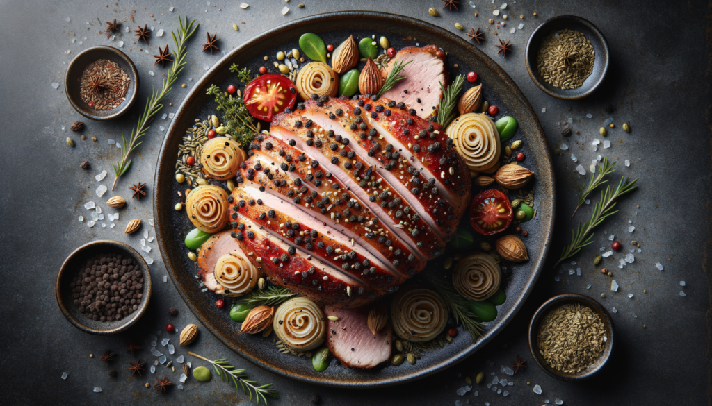 Mediterranean Pork Tenderloin with caraway seeds