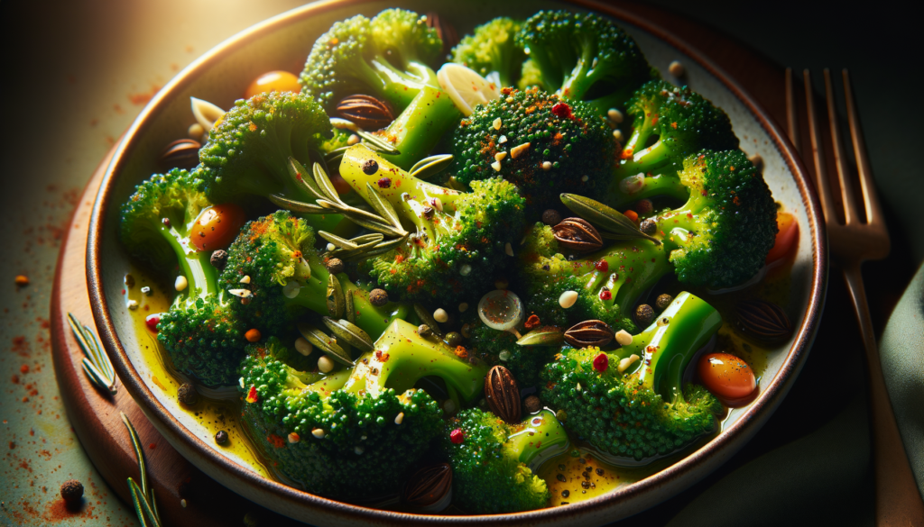 Mediterranean Steamed Broccoli