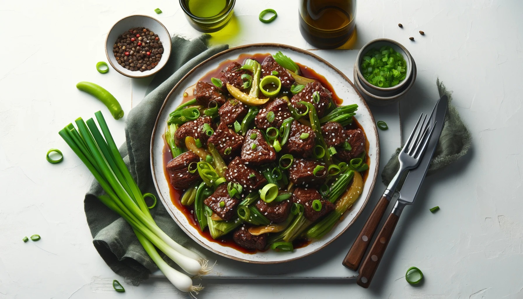 keto mongolian beef final product